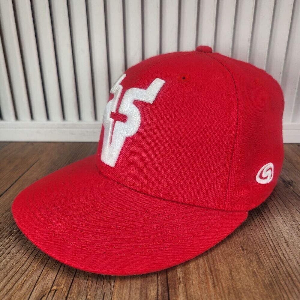 Venados de Mazatlan Fitted 6 7/8" Hat Cap Red Embroidered Mexico Baseball Sports